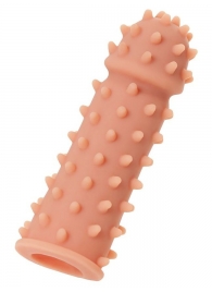 Телесная реалистичная насадка KOKOS Extreme Sleeve 03 с дополнительной стимуляцией - 12,7 см. - KOKOS - в Йошкар-Оле купить с доставкой