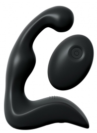 Черный вибромассажер простаты с пультом ДУ Control P-Spot Pro - Pipedream - в Йошкар-Оле купить с доставкой