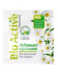 Пробник лубриканта на водной основе Bio Active - 3 гр. - Биоритм - купить с доставкой в Йошкар-Оле