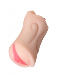 Телесный двусторонний мастурбатор Fruity Tongue - ротик и вагина - ToyFa - в Йошкар-Оле купить с доставкой