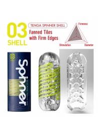 Мастурбатор SPINNER Shell - Tenga - в Йошкар-Оле купить с доставкой