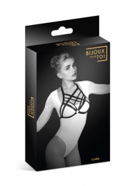 Черная упряжь на грудь Clara - Bijoux Pour Toi - купить с доставкой в Йошкар-Оле