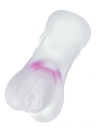 Прозрачный реалистичный мастурбатор Juicy Pussy Crystal Rose - ToyFa - в Йошкар-Оле купить с доставкой