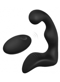 Черный вибромассажер простаты REMOTE BOOTY PLEASER - Dream Toys - в Йошкар-Оле купить с доставкой