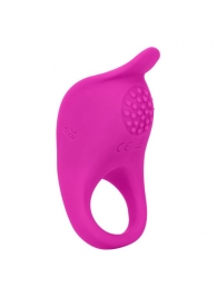 Ярко-розовое эрекционное виброкольцо Silicone Rechargeable Teasing Enhancer - California Exotic Novelties - в Йошкар-Оле купить с доставкой