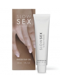 Гель для мастурбации с ароматом кокоса Slow Sex Finger Play Gel - 30 мл. - Bijoux Indiscrets - купить с доставкой в Йошкар-Оле