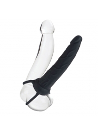 Насадка на пенис Silicone Love Rider Dual Penetrator для двойного проникновения - 14 см. - California Exotic Novelties - в Йошкар-Оле купить с доставкой