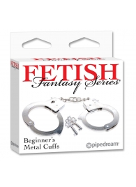 Металлические наручники Beginner s Metal Cuffs - Pipedream - купить с доставкой в Йошкар-Оле