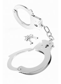 Металлические серебристые наручники Designer Metal Handcuffs - Pipedream - купить с доставкой в Йошкар-Оле