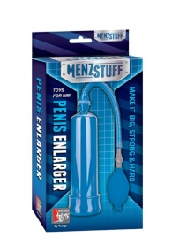 Синяя вакуумная помпа MENZSTUFF PENIS ENLARGER - Dream Toys - в Йошкар-Оле купить с доставкой