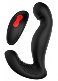 Черный вибромассажер простаты SWIRLING P-PLEASER - Dream Toys - в Йошкар-Оле купить с доставкой