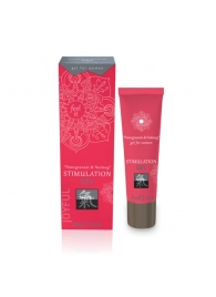 Возбуждающий интимный гель для двоих STIMULATION GEL Pomegranate   Nutmeg - 30 мл. - Shiatsu - купить с доставкой в Йошкар-Оле