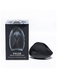 Черный инновационный мужской вибратор PULSE SOLO ESSENTIAL - Hot Octopuss - в Йошкар-Оле купить с доставкой