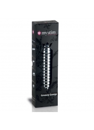 Рельефный фаллос для интенсивного электросекса Groovey George - 20 см. - MyStim - купить с доставкой в Йошкар-Оле