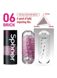 Мастурбатор SPINNER Brick - Tenga - в Йошкар-Оле купить с доставкой