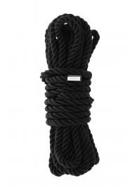 Черная веревка для шибари DELUXE BONDAGE ROPE - 5 м. - Dream Toys - купить с доставкой в Йошкар-Оле