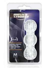 Прозрачный фигурный мастурбатор Master Stroker - Blush Novelties - в Йошкар-Оле купить с доставкой