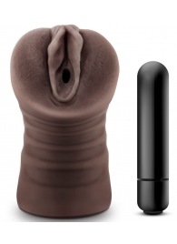 Коричневый мастурбатор-вагина Hot Chocolate Brianna - Blush Novelties - в Йошкар-Оле купить с доставкой