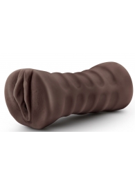 Коричневый мастурбатор-вагина Hot Chocolate Brianna - Blush Novelties - в Йошкар-Оле купить с доставкой