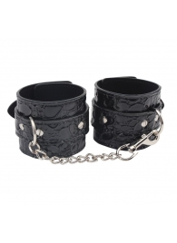 Черные наручники Be good Wrist Cuffs - Chisa - купить с доставкой в Йошкар-Оле