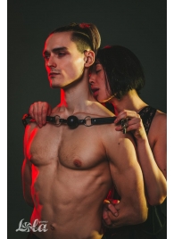 Черный кляп Love Addict на замочке - Lola Games - купить с доставкой в Йошкар-Оле