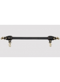 Черная распорка для ног Bound to You Faux Leather Spreader Bar - 50,8 см. - Fifty Shades of Grey - купить с доставкой в Йошкар-Оле