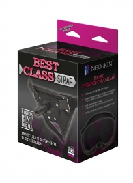 Черный пояс для насадок BEST CLASS STRAP - LOVETOY (А-Полимер) - купить с доставкой в Йошкар-Оле