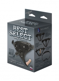 Пояс HARNESS BEST SELECT с вагинальной пробкой - LOVETOY (А-Полимер) - купить с доставкой в Йошкар-Оле