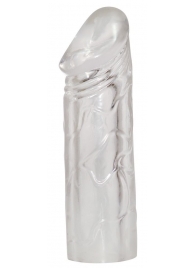 Удлиняющая насадка на пенис Mega Dick Sleeve Transparent - Orion - в Йошкар-Оле купить с доставкой