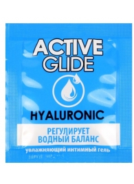 Лубрикант на водной основе Active Glide с гиалуроновой кислотой - 3 гр. - Биоритм - купить с доставкой в Йошкар-Оле