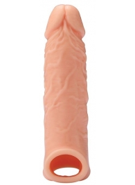 Телесная насадка EXTENDER WITH BALL STRAP 6.5 - 17 см. - Dream Toys - в Йошкар-Оле купить с доставкой