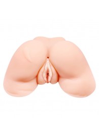 Телесная вибровагина Julie с 2 рабочими отверстиями - Baile - в Йошкар-Оле купить с доставкой