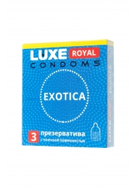 Текстурированные презервативы LUXE Royal Exotica - 3 шт. - Luxe - купить с доставкой в Йошкар-Оле