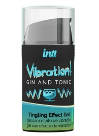 Жидкий интимный гель с эффектом вибрации Vibration! Gin   Tonic - 15 мл. - INTT - купить с доставкой в Йошкар-Оле