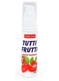 Гель-смазка Tutti-frutti со вкусом барбариса - 30 гр. - Биоритм - купить с доставкой в Йошкар-Оле