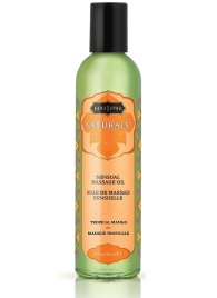 Массажное масло Naturals Tropical Mango с ароматом манго - 236 мл. - Kama Sutra - купить с доставкой в Йошкар-Оле