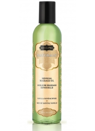 Массажное масло Naturals Vanilla Sandalwood с ароматом ванили и сандала - 236 мл. - Kama Sutra - купить с доставкой в Йошкар-Оле