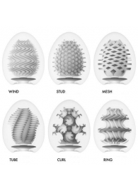 Набор из 6 мастурбаторов Tenga EGG IV с различным рельефом - Tenga - в Йошкар-Оле купить с доставкой