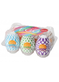Набор из 6 мастурбаторов Tenga EGG IV с различным рельефом - Tenga - в Йошкар-Оле купить с доставкой