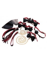 Черно-красный бондажный набор Bow-tie - ToyFa - купить с доставкой в Йошкар-Оле