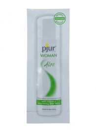 Лубрикант на водной основе pjur WOMAN Aloe - 2 мл. - Pjur - купить с доставкой в Йошкар-Оле