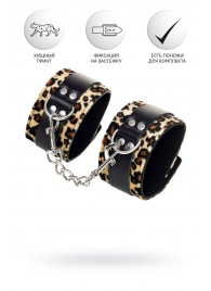 Наручники Anonymo с анималистическим принтом - ToyFa - купить с доставкой в Йошкар-Оле
