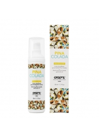 Разогревающее массажное масло с ароматом пина колада Gourmet Pina Colada - 50 мл. - Exsens - купить с доставкой в Йошкар-Оле