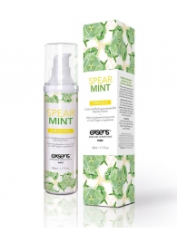 Разогревающее массажное масло Gourmet Spearmint Organic с органическими ингредиентами - 50 мл. - Exsens - купить с доставкой в Йошкар-Оле