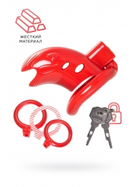 Красный мужской пояс верности из пластика - ToyFa - купить с доставкой в Йошкар-Оле