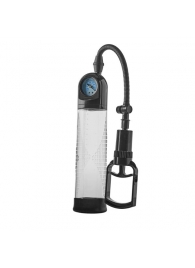 Прозрачная вакуумная помпа с манометром Deluxe Penis Pump - Dream Toys - в Йошкар-Оле купить с доставкой