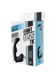 Черный вибромассажер простаты FantASStic Vibrating Prostate Massager - 11,3 см. - Dream Toys - в Йошкар-Оле купить с доставкой