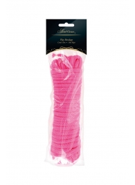 Розовая веревка для связывания Sweet Caress Rope - 10 метров - Sweet Caress - купить с доставкой в Йошкар-Оле