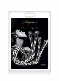 Регулируемые зажимы для сосков Sweet Caress Nipple Chain - Sweet Caress - купить с доставкой в Йошкар-Оле