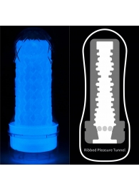 Светящийся в темноте мастурбатор Lumino Play Masturbator Ribbed - Lovetoy - в Йошкар-Оле купить с доставкой